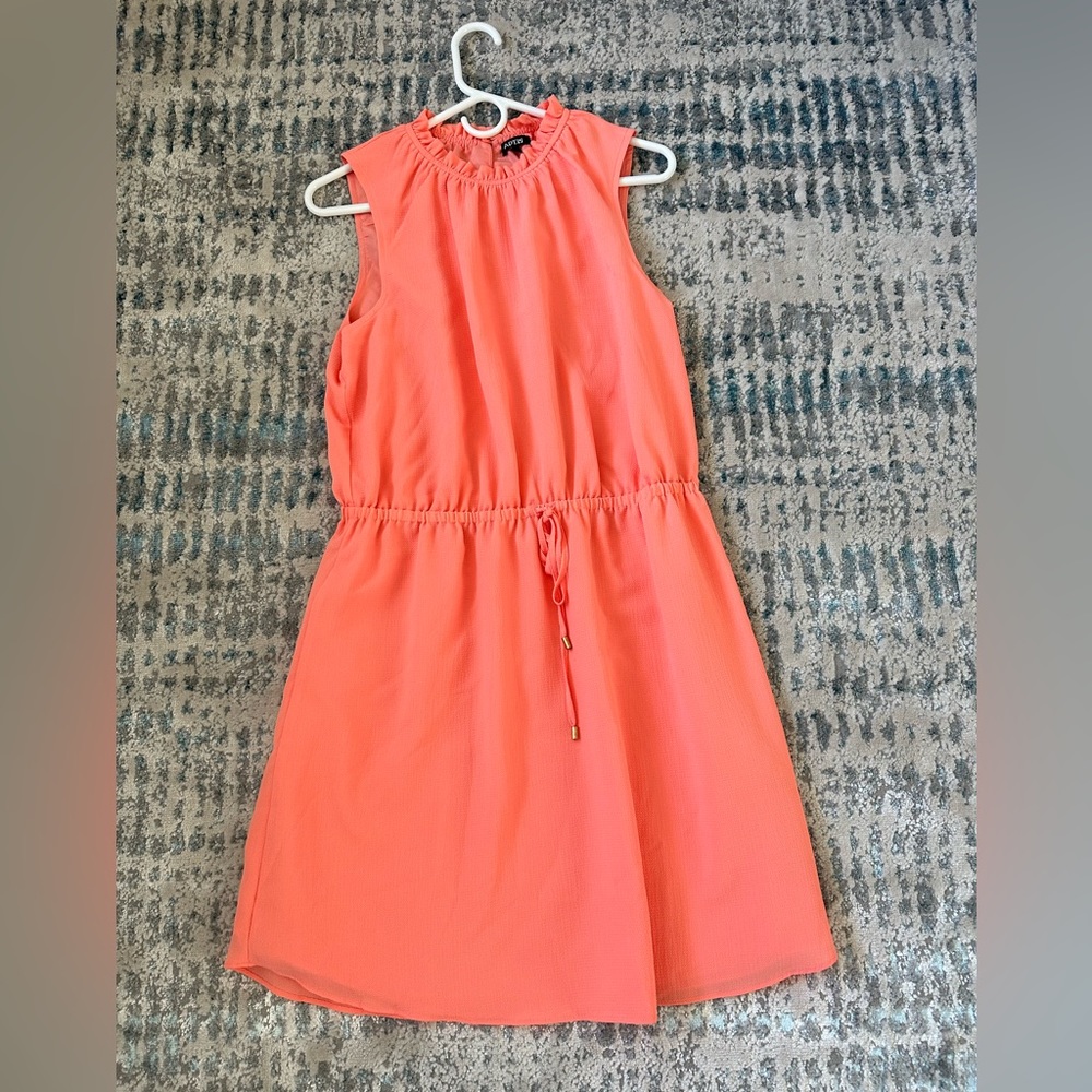 APT. 9 Coral Sleeveless lined Dress. Size L